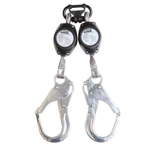 7-Foot Werner R531007-R Twinleg Self-Retracting Lifeline W/Aluminum Rebar, 1per Pack