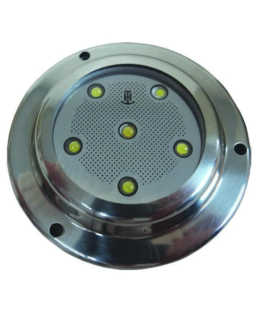 T-H Marine Underwater Premium LED Light | Round High Intensity Super Bright LEDs with Stainless Steel Bezel - White