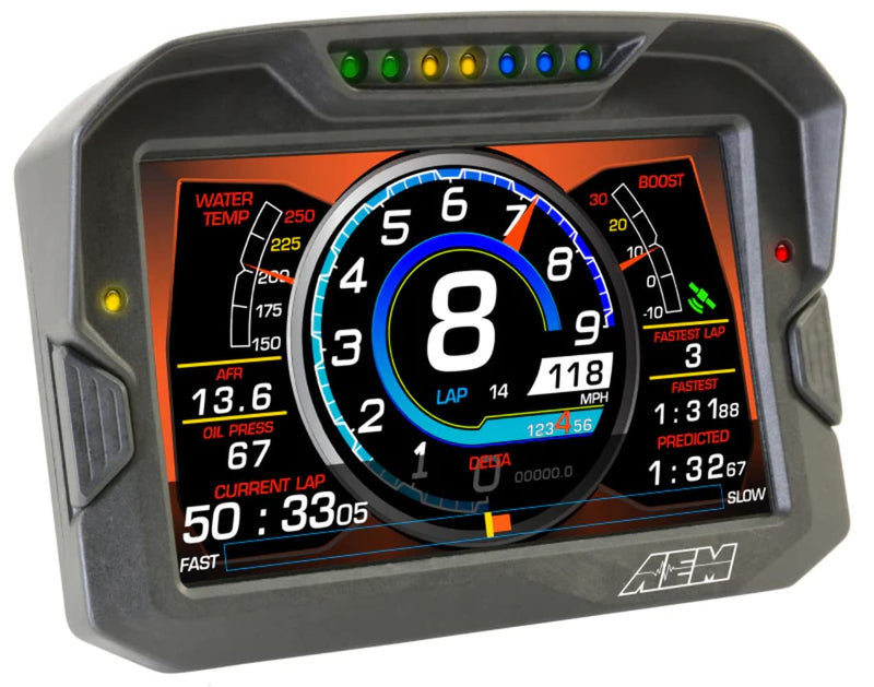 30-5700 AEM ELECTRONICS CD-7 Carbon Non-Logging/Non GPS Display Kit