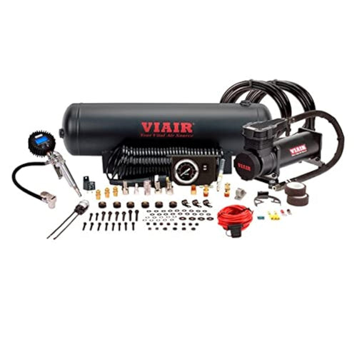 485C Stealth Black Gen 2 Viair Onboard Air System (12V, 200 Psi Compressor, 2.5 Gal Tank)
