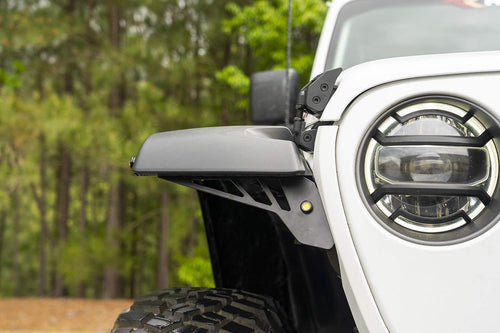 Rugged Ridge Chop Brackets for Jeep Gladiator/Wrangler | Front Fender | 11640.92 | Fits 2018-2025 Jeep Wrangler JL Rubicon; 2020-2025 Jeep Gladiator JT Rubicon