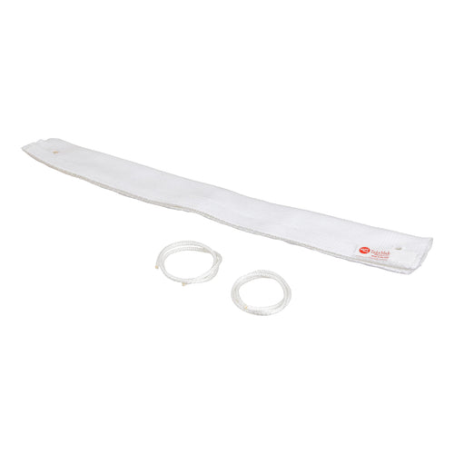 White Removable Chafe Guard (3/4"-1"D, 16"L)