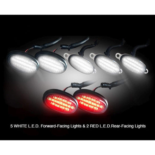264139Bkw RECON ACCESS - Fender And Front Grill Led Light Kit