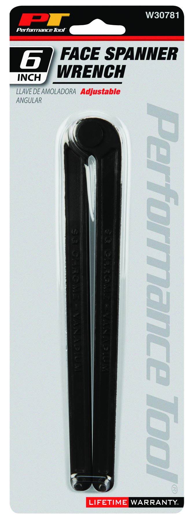 6-Inch Performance Tool Adjustable Face Spanner W30781