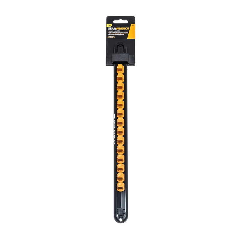 3/8" Drive GEARWRENCH Magnetic Socket Rail Includes 14 Clips - 83127