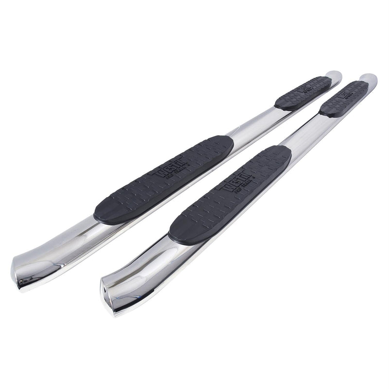 PRO TRAXX 4 Westin Oval Nerf Bars fits 2005-2023 Tacoma Double Cab Polished Pair