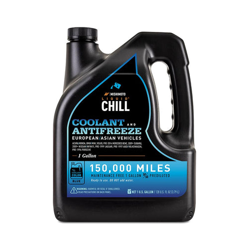 Liquid Chill® Mishimoto OE Coolant, Blue, European/Asian Vehicles, 1 Gallon