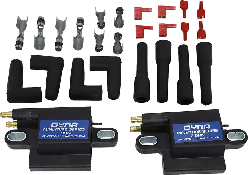Dynatek Coil Miniature Series - 3.0 ohm - Dual-Tower - Single Fire - Dual Plug DC1-2