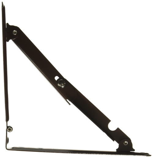 Folding Shelf Bracket JR Products 20735 - Brown, 7.75" x 7.75" x 11.75"