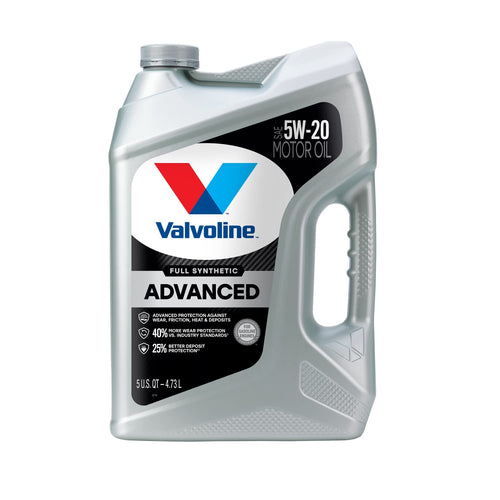 Advanced Valvoline Full Synthetic SAE 5W-20 Motor Oil 5 QT