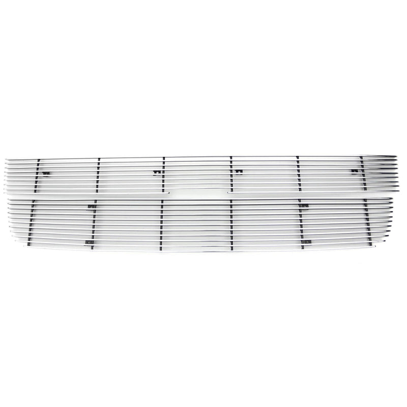 Horizontal T-Rex Grilles 21126 Aluminum Polished Finish Billet Grille Overlay for Chevrolet Express Van