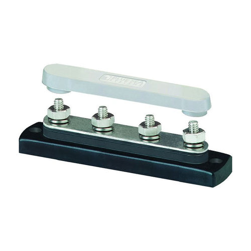 Blue Sea 2315 Common BusBar MiniBus 100 Ampere 4 x 10-32 Stud Terminal with Cover