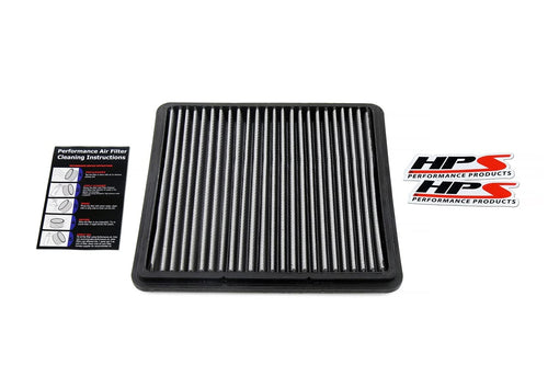 HPS Engine Air Filter Drop-in: High Performance, Premium, Washable, Replacement Car Filter: Compatible for 07-14 Toyota Tundra 08-13 Sequoia 10-21 Land Cruiser 08-21 Lexus LX570, HPS-457017