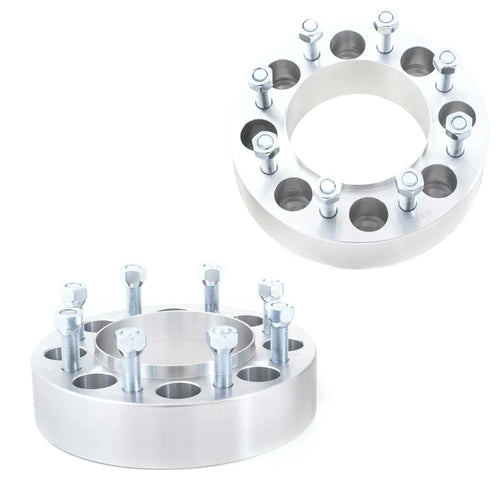 2" Rough Country 8x170 Wheel Spacers for 03-22 Ford Super Duty | Pair - 1094A,Black