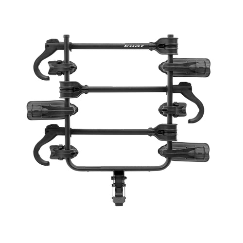3-Bike Hitch Bike Rack KUAT Transfer V2 2" | Lightweight Durable Steel Bicycle Car Rack with Tamper-Resistant Hitch and Semi-Integrated Bike Cable Lock | Fits Wheelbases up to 50" & Wheels 18"-29"