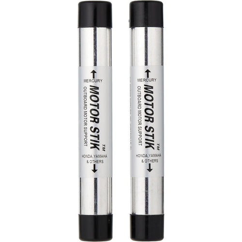 Heavy-Duty T-H Marine Motor Stik Pair - 8.75" Transom Saver Outboard Trailering Support for Tilt/Trim Rams, Fits Most 150HP+ Engines - Excludes 2024 Mercury, Yamaha Grease Fitting Note