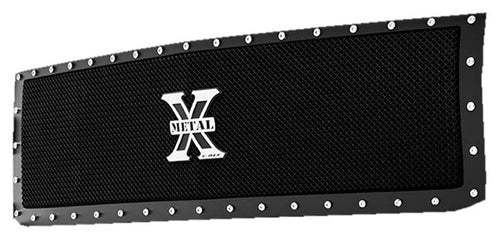 2015-2019 Silverado HD T-Rex Grilles X-Metal Grille, Black, 1 Pc, Replacement, Chrome Studs - PN #6711231
