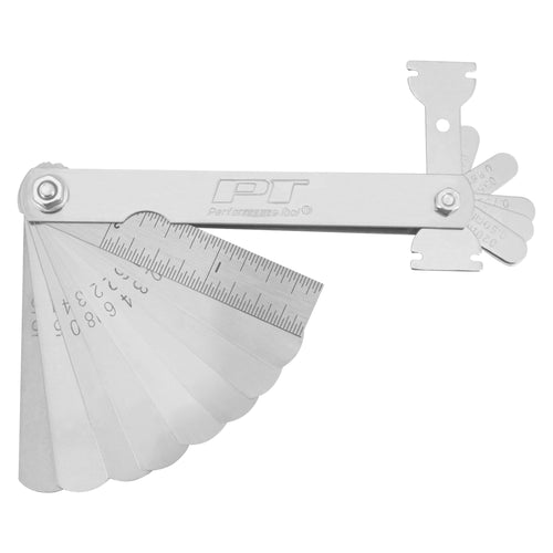 W129C Performance Tool 15-Blade Thickness Gauge for Accurate Measurements in Automotive, Industrial and DIY Applications