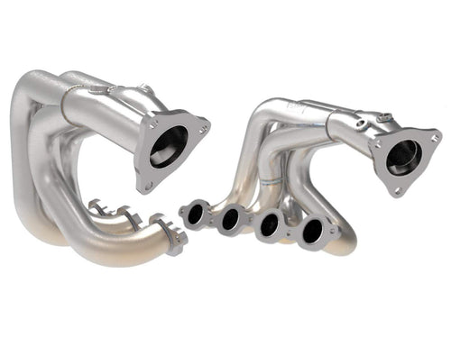 48-34148-H aFe Power Twisted Steel Header for 2020 Chevrolet Corvette (C8), 304 Stainless Steel