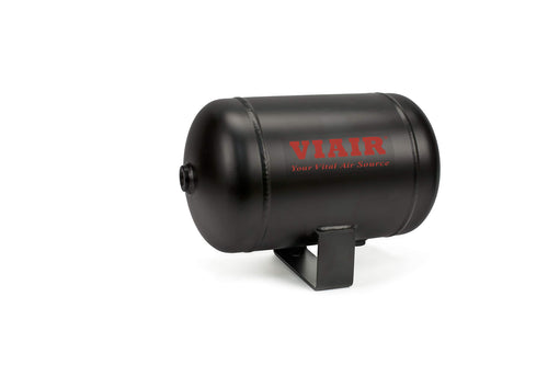 1 Gallon VIAIR 91014 4-Port Air Reservoir Tank with 1/4" NPT, Black