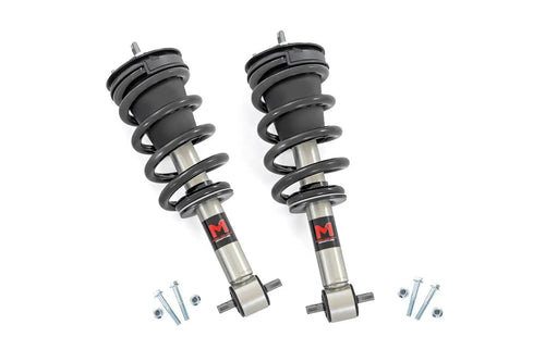 Rough Country M1 Leveling Struts 0-2" for Chevy Tahoe & GMC Suburban/Yukon (2007-2020) SUV - Loaded Strut (Set of 2)