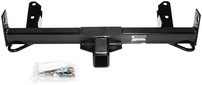 65003 Reese Front Mount Receiver with 2" Square Receiver opening, black