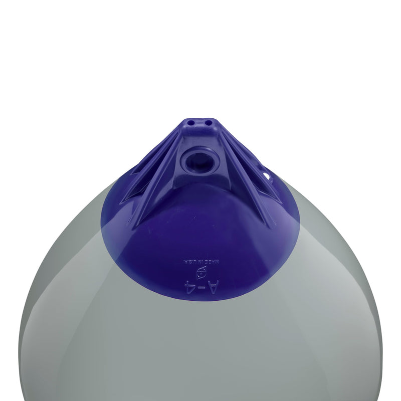 A-4 Standard Blue Ropehold Polyform Buoy - Grey