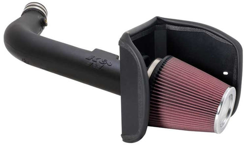 Cold Air Intake System K&N: High-Flow Air Filter, Increase Performance & Towing: Compatible with 2007-2008 Ford: F150, 57-2574