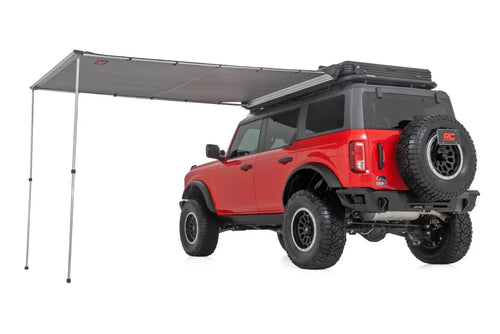 Rough Country 6'6" x 9'8" Retractable Roof Rack Awning - Universal Fit (Fits Trucks & SUVs)