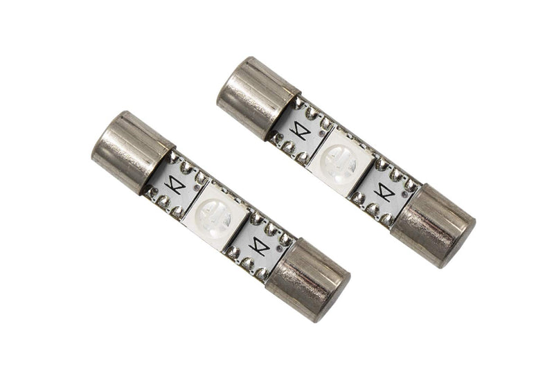 28mm Diode Dynamics SMF1 LED Bulbs (Pair), Green