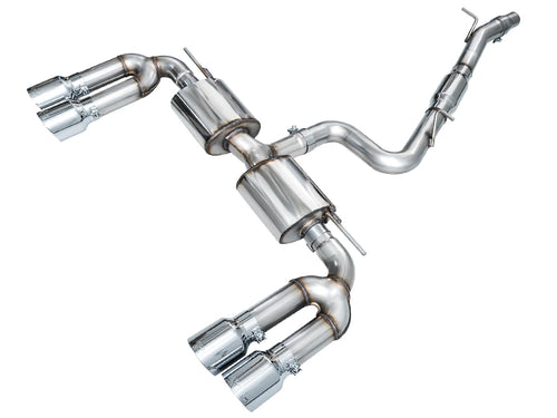 Audi 8Y S3 Touring Edition Exhaust - Chrome Silver Tips 22-24