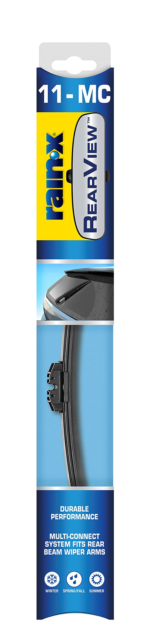 RearView Rain-X 850021 Rear Wiper Blade, 11 Inch Beam Rear Wiper Blade (Pack Of 1), Automotive Replacement Wiper Blades That Meet Or Exceed OEM Quality And Design Standards