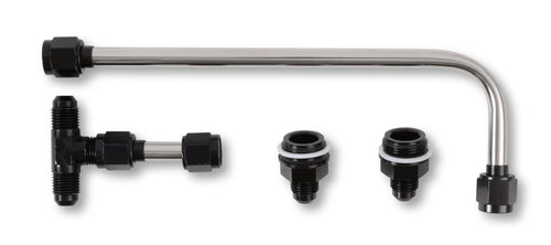 Quick Fuel Dual Feed 34-600BKQFT Fuel Line #6AN (Black)