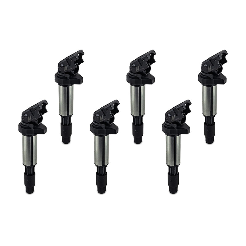 Mishimoto Ignition Coil Set of 6 Delphi Style compatible with BMW 335i 3.0L 2007-2010