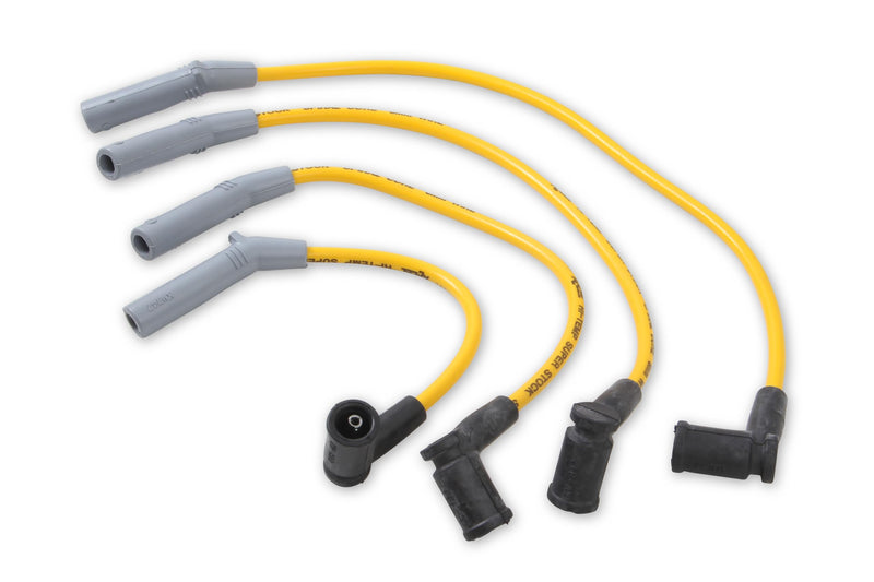 Super Stock ACCEL 5153 Spark Plug Wire Set - Spiral 8mm - Yellow