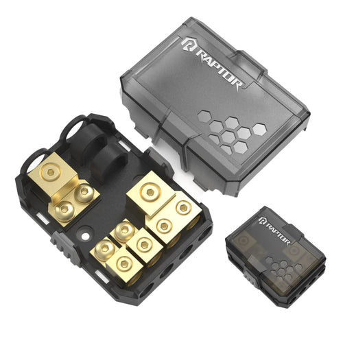 PRO SERIES RAPTOR BY METRA ELECTRONICS MANL FUSED 2-WAY ALL-IN-ONE DISTRIBUTION BLOCK - RMANLD