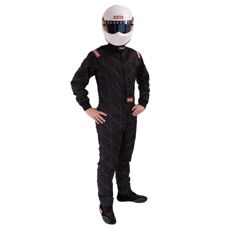 Chevron-5 RaceQuip® Driving Suit SFI 3.2A/5 Double Layer Black 3XL