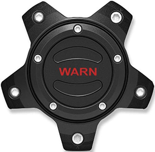 106683 WARN Hub-Style Center Cap, Fits: Jeep Wrangler JL, JK and Gladiator JT - Black