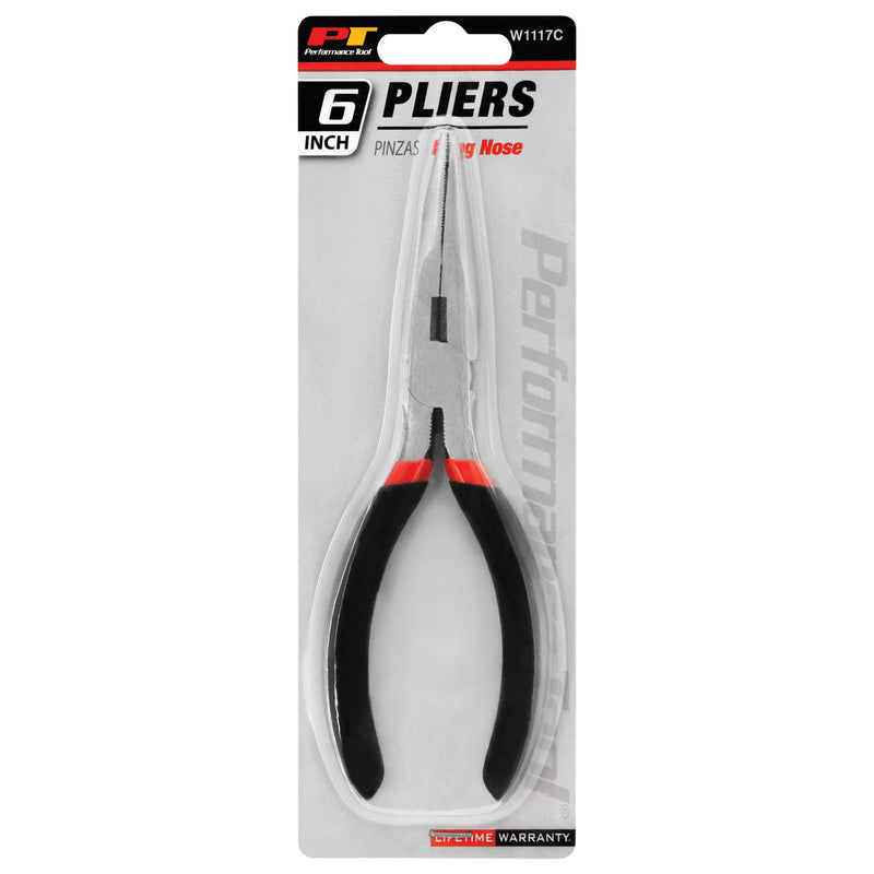 W1117C Performance Tool 6-Inch Long Nose Pliers