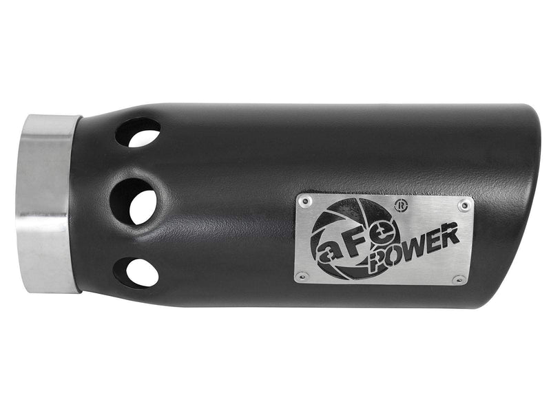 Black Stainless Steel aFe Power Intercooled Tip 49T40501-B121