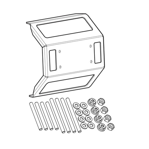 Humminbird IDMK S10R 740173-1 - In-Dash Mounting Kit SOLIX 10 Models