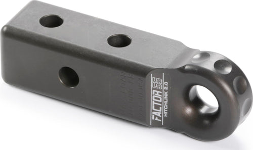 Hitchlink Pro 2.0 Factor 55 for 2" Receivers: Cross-Drilled for Horizontal or Vertical Rigging, 9,500 lb. Rating - Gray