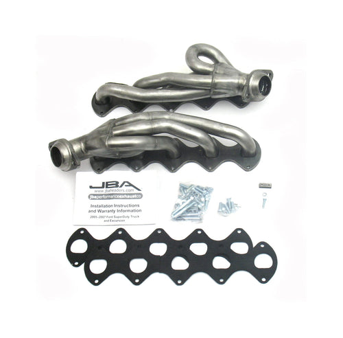 1-5/8" Shorty JBA Stainless Steel Exhaust Header for Ford Truck V-10 05-08