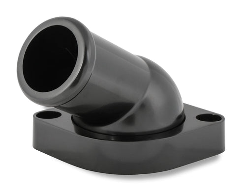 Water Neck Mr. Gasket 2670BK Swivel 30 Degree Angle Black Finish Incl. Mounting Bolts/Gaskets