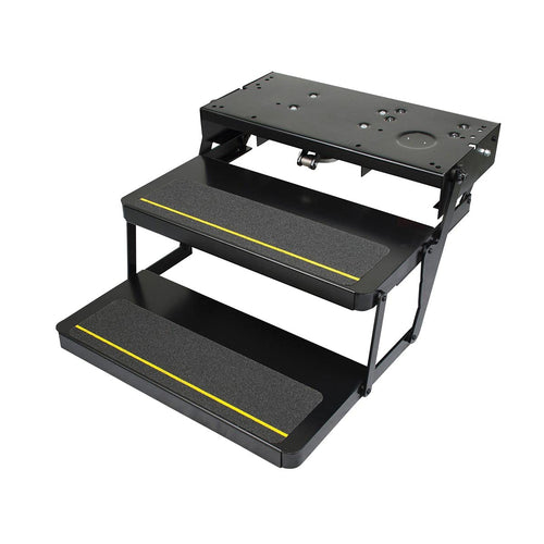 32 Series Kwikee Electric Step Assembly with Logic Control Unit and Power Switch Kit for RVs and Travel Trailers