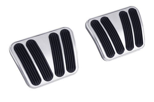 Billet Aluminum Curved Brake/Clutch Pedal Pad Lokar, 1 Pack