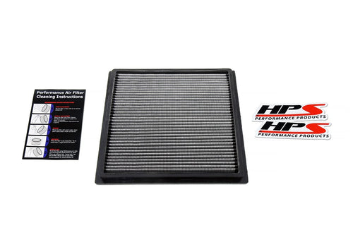 HPS Drop-in Engine Air Filter: High Performance, Premium, Washable, Replacement Car Filter: Compatible for Toyota 2014-2022 Sequoia 2014-2021 Tundra V8 2016-2023 Tacoma V6, HPS-457290