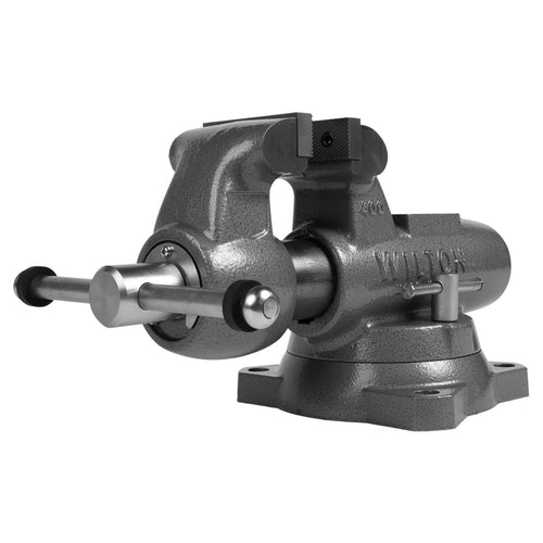 Wilton 4" Jaw Width Machinist Bench Vise, 6-1/2" Jaw Opening, 3-1/2" Throat (Model 400S)