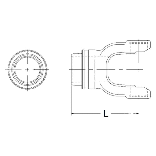 26-5155 Neapco Power Take Off Weld Yoke