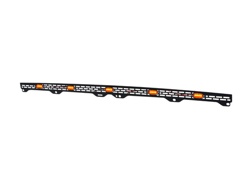 Front Hood Grille Insert Armordillo 7161382 with Smoke Lens LED Lights Fits 2014-2021 Toyota Tundra
